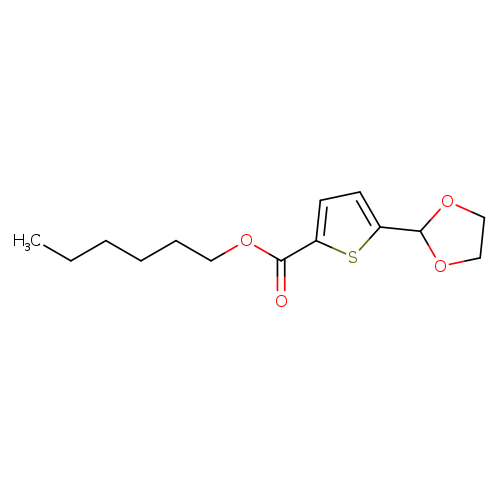 Hexyl 5-(1,3-Dioxolan-2-yl)-2-thiophenecarboxylate