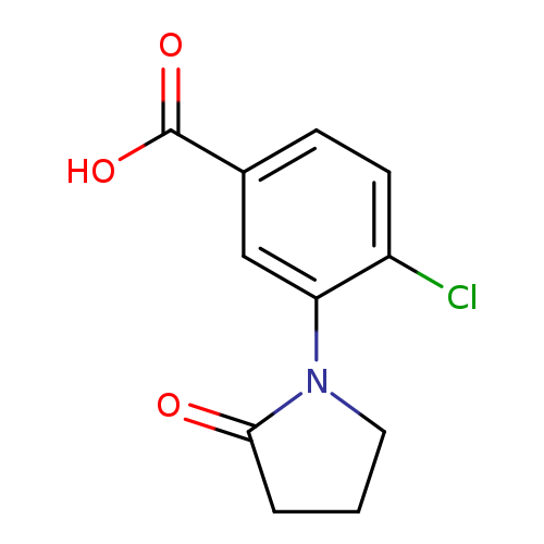 4-CHLORO-3-(2-OXOPYRROLIDIN-1-YL)BENZOIC ACID