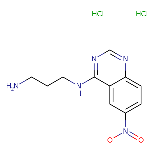 N-(3-aminopropyl)-6-nitroquinazolin-4-amine dihydrochloride