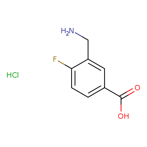 3-(aminomethyl)-4-fluorobenzoic acid hydrochloride