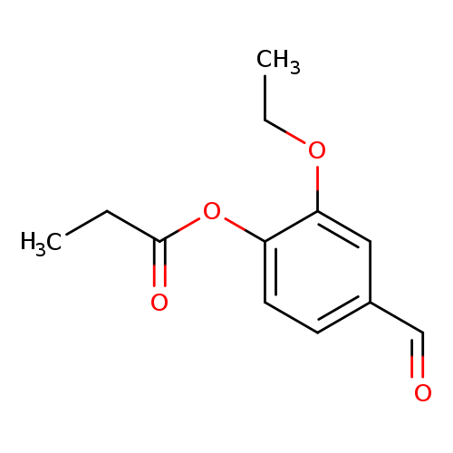 2-Ethoxy-4-formylphenyl propionate