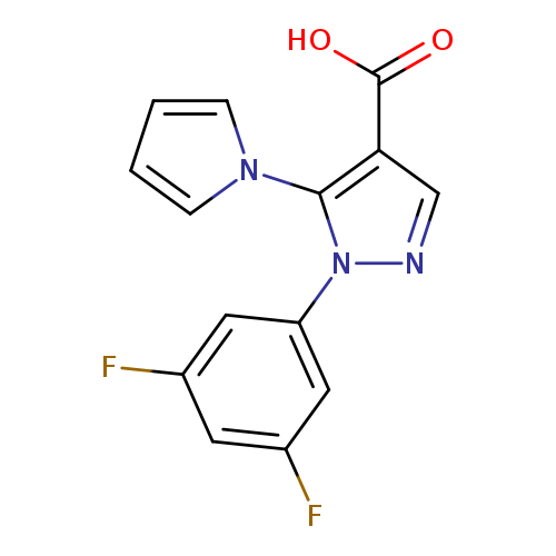 1-(3,5-Difluorophenyl)-5-(1h-pyrrol-1-yl)-1h-pyrazole-4-carboxylic acid
