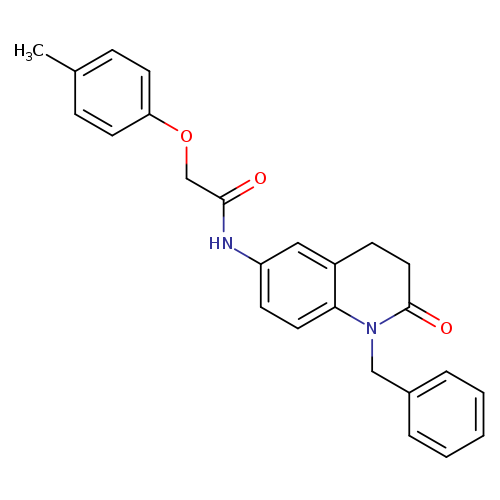 N-(1-benzyl-2-oxo-1,2,3,4-tetrahydroquinolin-6-yl)-2-(4-methylphenoxy)acetamide