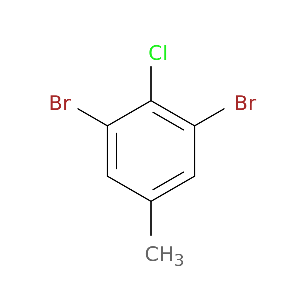 1,3-dibromo-2-chloro-5-methylbenzene