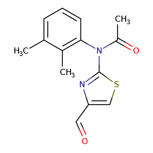N-(2,3-dimethylphenyl)-N-(4-formyl-1,3-thiazol-2-yl)acetamide
