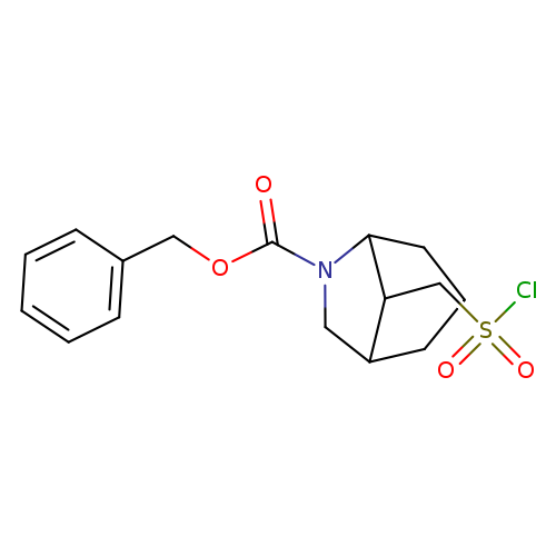 benzyl 8-[(chlorosulfonyl)methyl]-6-azabicyclo[3.2.1]octane-6-carboxylate