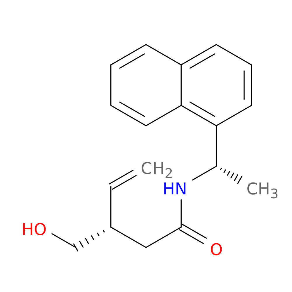 (S)-3-(Hydroxymethyl)-N-((S)-1-(Naphthalen-1-Yl)Ethyl)Pent-4-Enamide