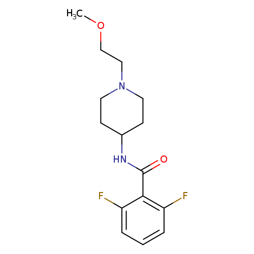 2,6-difluoro-N-[1-(2-methoxyethyl)piperidin-4-yl]benzamide