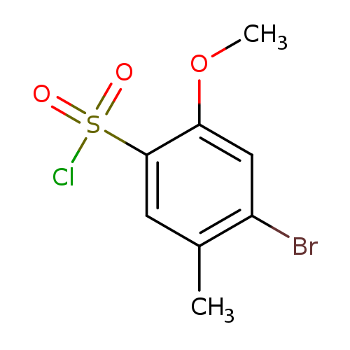 4-bromo-2-methoxy-5-methylbenzene-1-sulfonylchloride