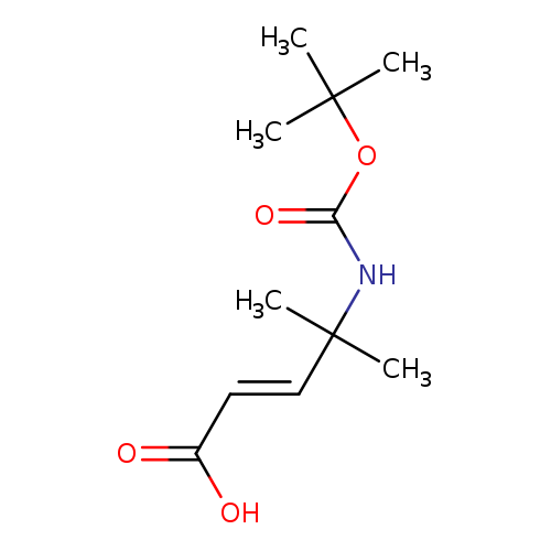 (2E)-4-{[(tert-butoxy)carbonyl]amino}-4-methylpent-2-enoic acid