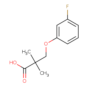 3-(3-Fluorophenoxy)-2,2-dimethylpropanoic acid