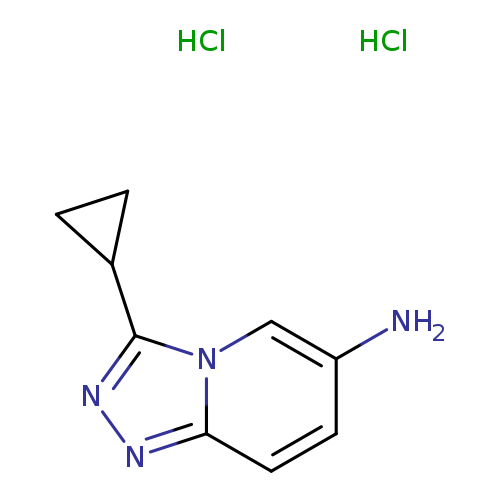 3-cyclopropyl-[1,2,4]triazolo[4,3-a]pyridin-6-amine dihydrochloride