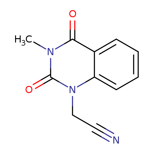(3-Methyl-2,4-dioxo-3,4-dihydroquinazolin-1(2h)-yl)acetonitrile