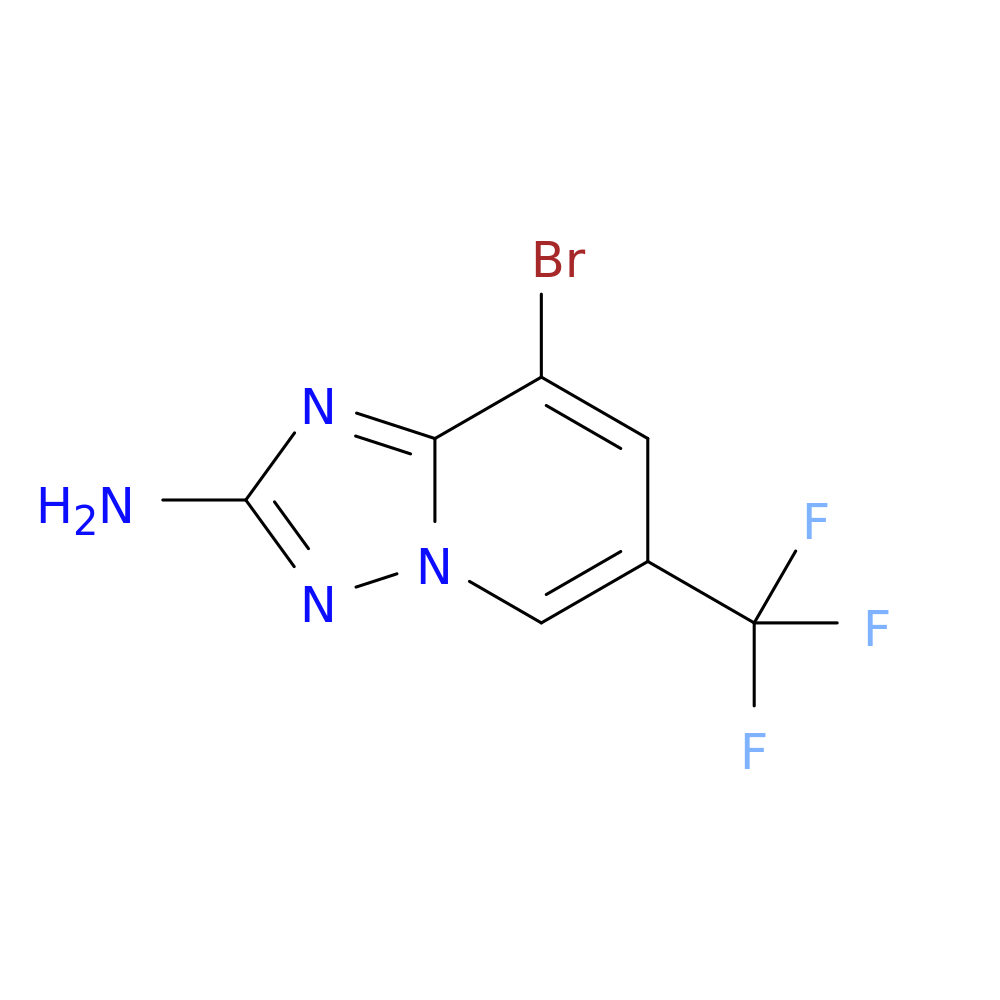 8-BROMO-6-(TRIFLUOROMETHYL)-[1,2,4]TRIAZOLO[1,5-A]PYRIDIN-2-AMINE