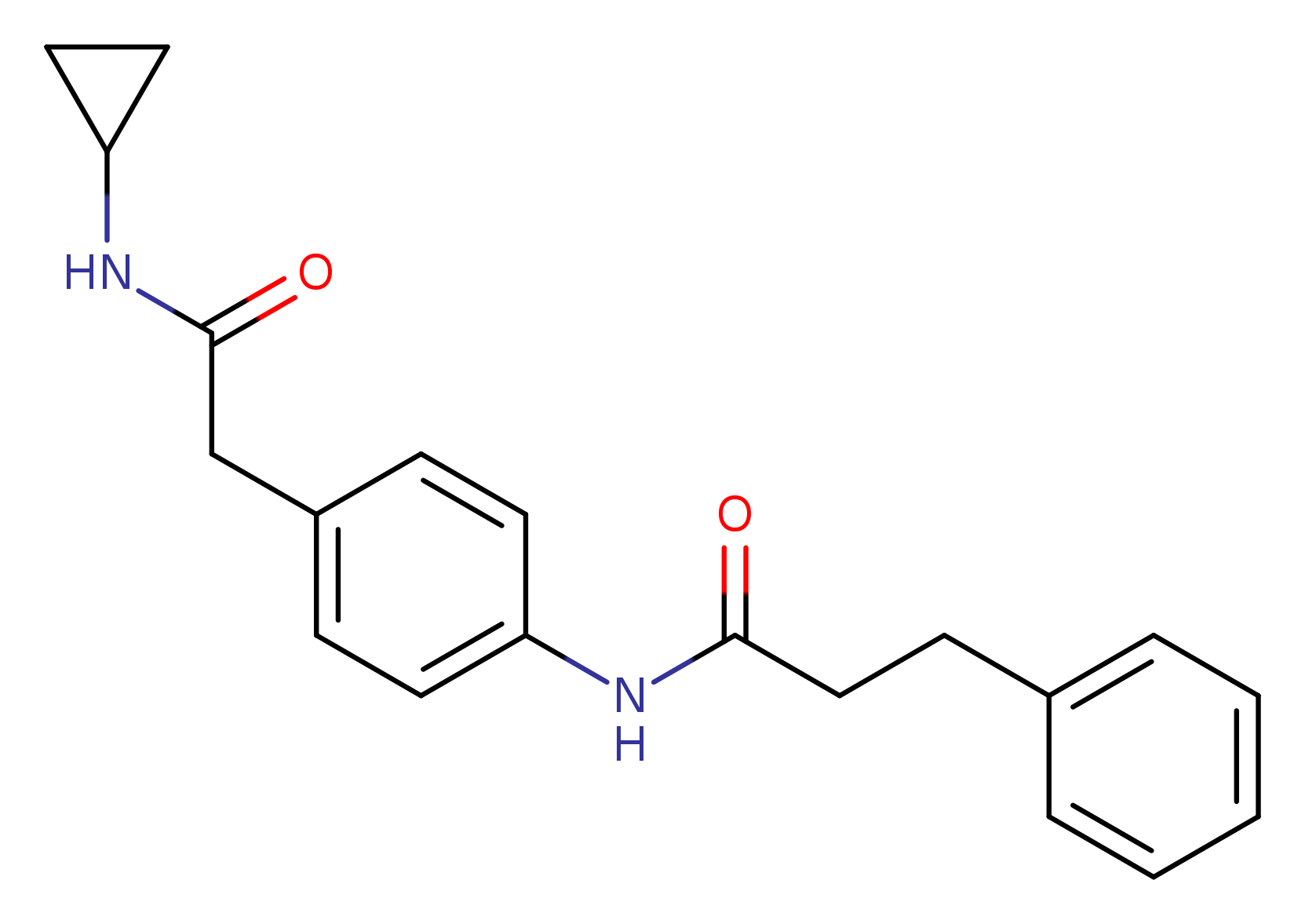 N-{4-[(cyclopropylcarbamoyl)methyl]phenyl}-3-phenylpropanamide