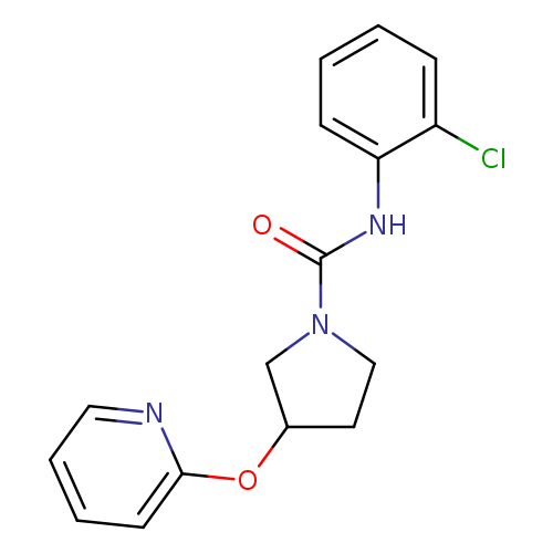 N-(2-chlorophenyl)-3-(pyridin-2-yloxy)pyrrolidine-1-carboxamide