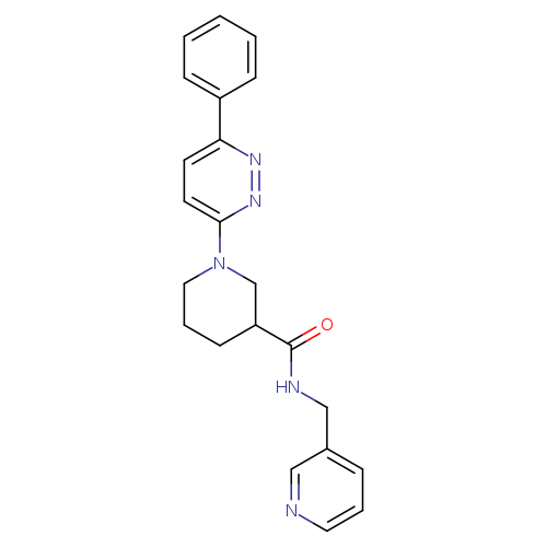 1-(6-phenylpyridazin-3-yl)-N-[(pyridin-3-yl)methyl]piperidine-3-carboxamide
