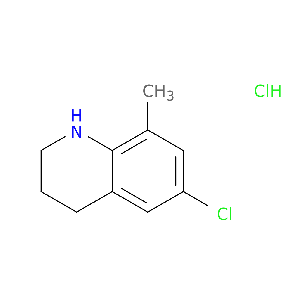 6-chloro-8-methyl-1,2,3,4-tetrahydroquinoline hydrochloride