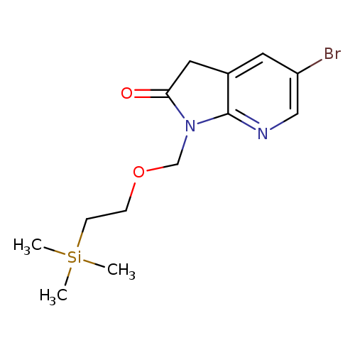 2H-Pyrrolo[2,3-b]pyridin-2-one, 5-bromo-1,3-dihydro-1-[[2-(trimethylsilyl)ethoxy]methyl]-