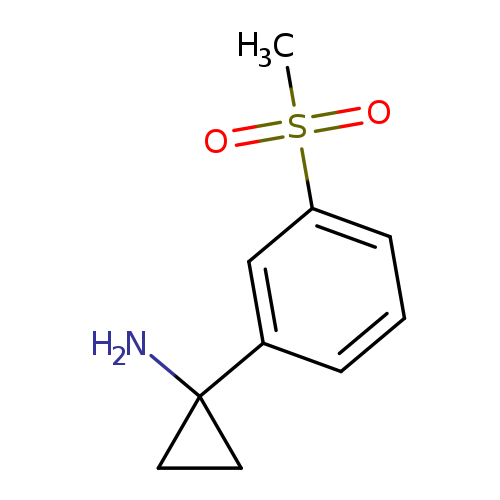 1-(3-methanesulfonylphenyl)cyclopropan-1-amine