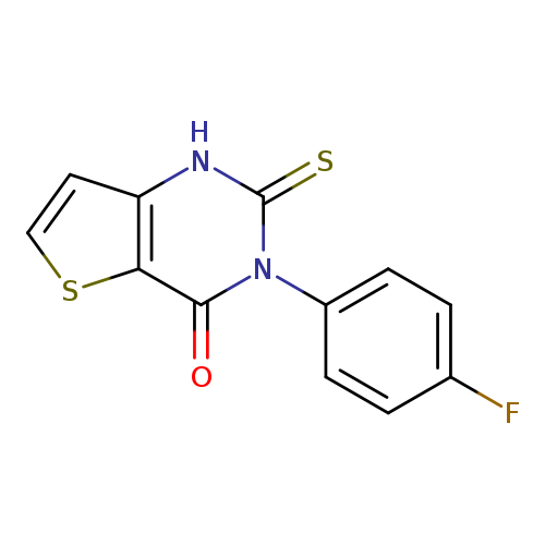 3-(4-Fluoro-phenyl)-2-thioxo-2,3-dihydro-1H-thieno[3,2-d]pyrimidin-4-one