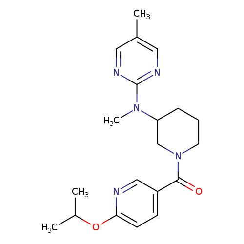 N,5-dimethyl-N-{1-[6-(propan-2-yloxy)pyridine-3-carbonyl]piperidin-3-yl}pyrimidin-2-amine