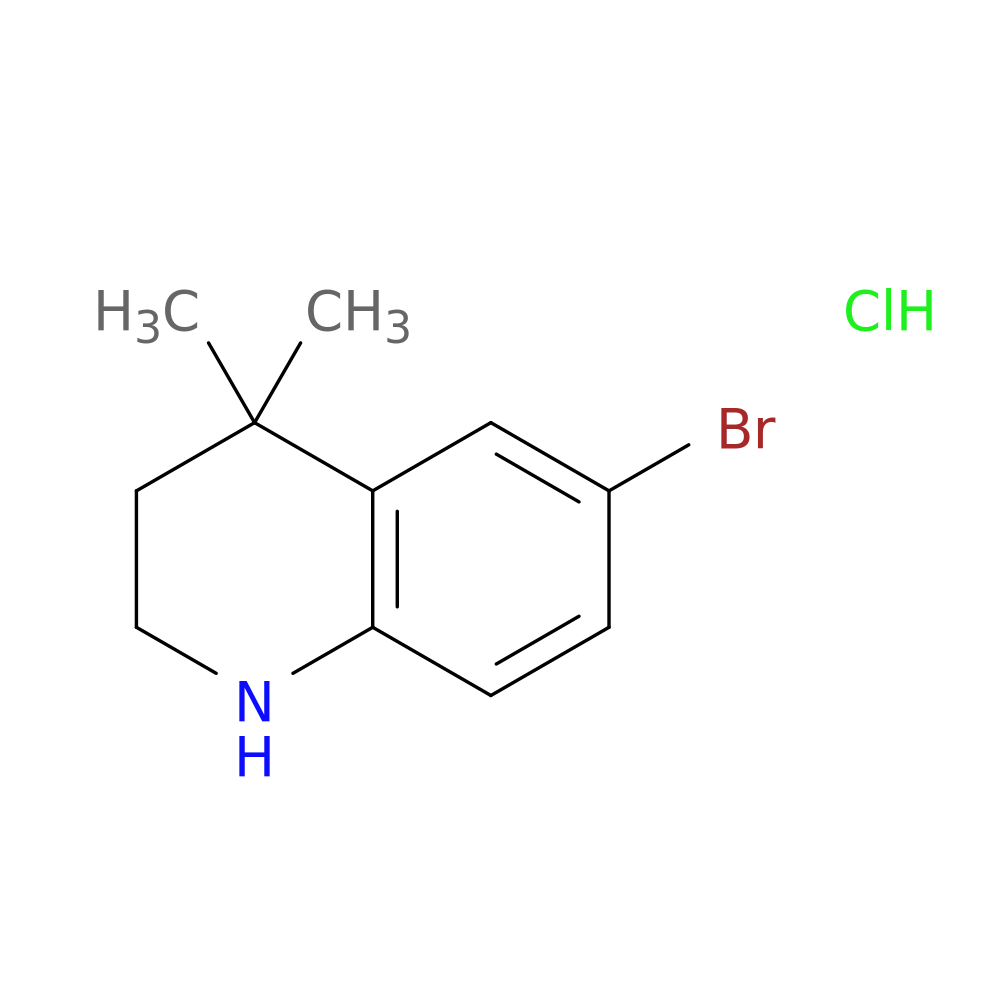 6-Bromo-4,4-dimethyl-1,2,3,4-tetrahydroquinoline hydrochloride