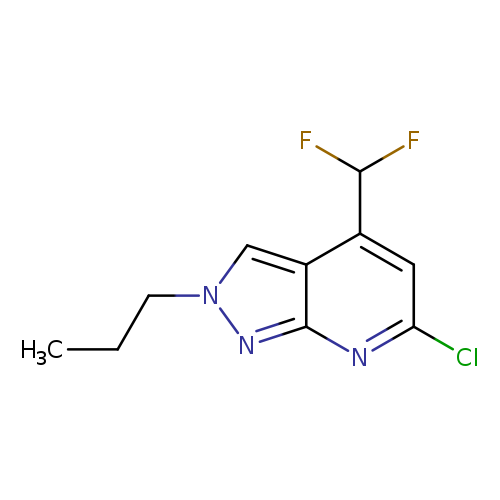 6-Chloro-4-(difluoromethyl)-2-propyl-2H-pyrazolo[3,4-b]pyridine