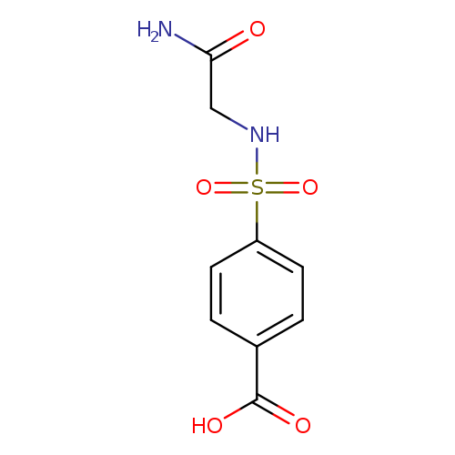 4-[(carbamoylmethyl)sulfamoyl]benzoic acid