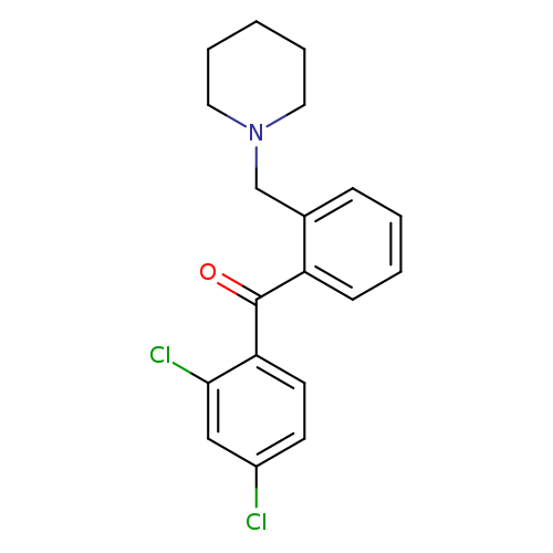 2,4-Dichloro-2'-piperidinomethyl benzophenone