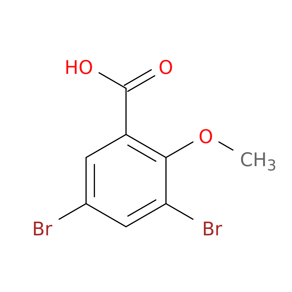 3,5-Dibromo-2-Methoxybenzoic Acid