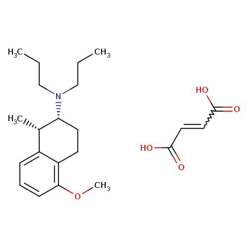 cis-(+)-5-Methoxy-1-methyl-2-(di-N-propylamino)tetralinmaleate