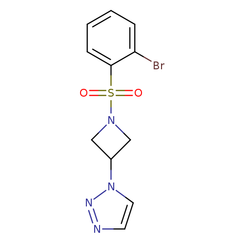 1-[1-(2-bromobenzenesulfonyl)azetidin-3-yl]-1H-1,2,3-triazole