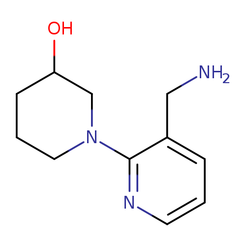 1-[3-(Aminomethyl)pyridin-2-yl]piperidin-3-ol
