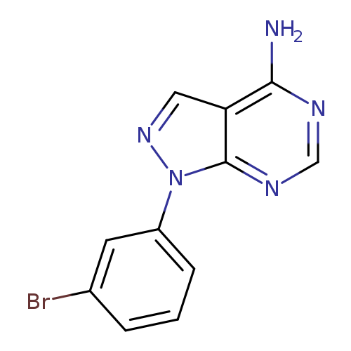 1-(3-bromophenyl)-1H-pyrazolo[3,4-d]pyrimidin-4-amine