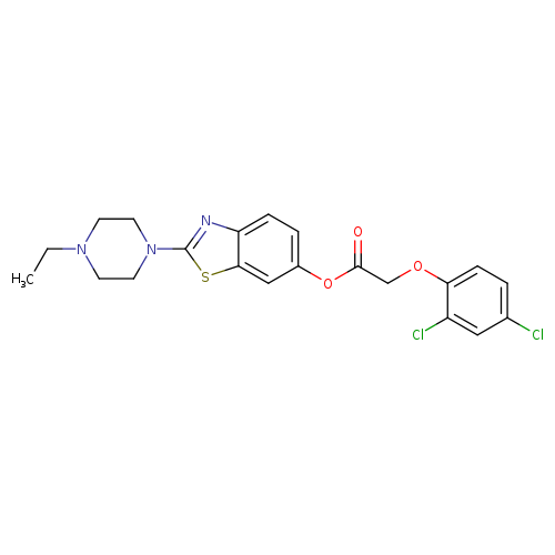 2-(4-ethylpiperazin-1-yl)-1,3-benzothiazol-6-yl 2-(2,4-dichlorophenoxy)acetate