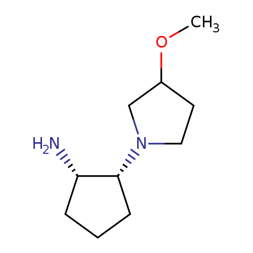 rac-(1R,2S)-2-(3-methoxypyrrolidin-1-yl)cyclopentan-1-amine, cis
