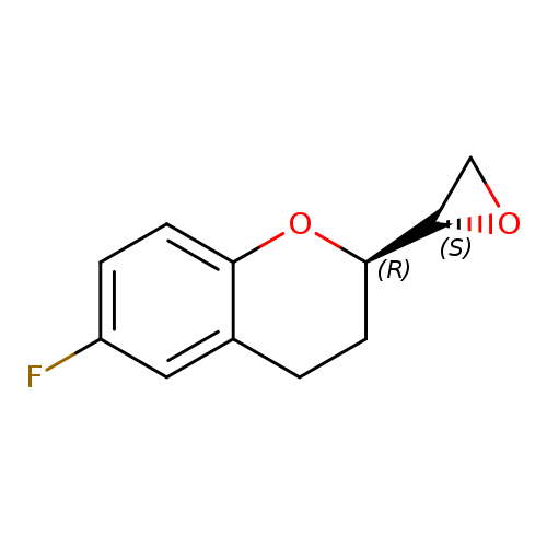 (±)-(R*, R* und R*, S*)-6-Fluoro-3,4-dihydro-2-oxiranyl-2H-1-benzopyran