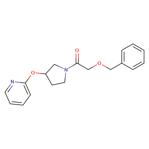 2-(benzyloxy)-1-[3-(pyridin-2-yloxy)pyrrolidin-1-yl]ethan-1-one