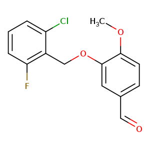 3-[(2-Chloro-6-fluorobenzyl)oxy]-4-methoxybenzaldehyde