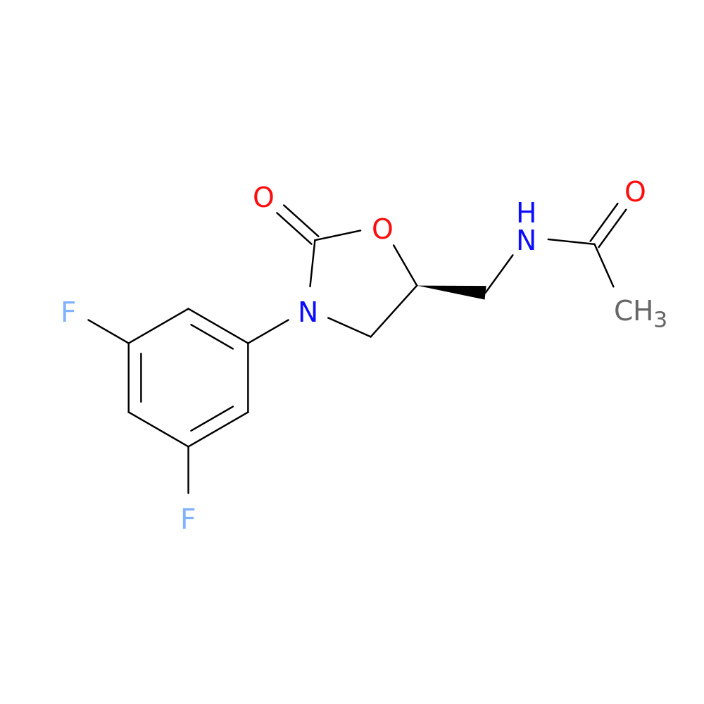 (S)-N-((3-(3,5-Difluorophenyl)-2-oxooxazolidin-5-yl)methyl)acetamide