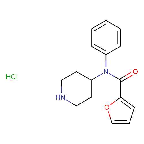 N-phenyl-N-4-piperidinyl-2-furancarboxamide,monohydrochloride