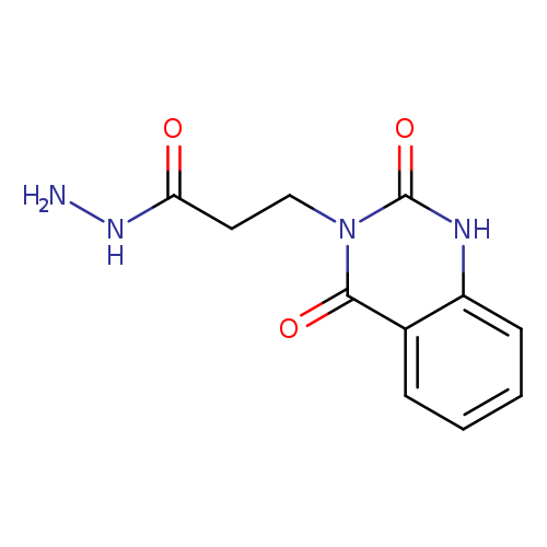 3-(2,4-dioxo-1,2,3,4-tetrahydroquinazolin-3-yl)propanehydrazide