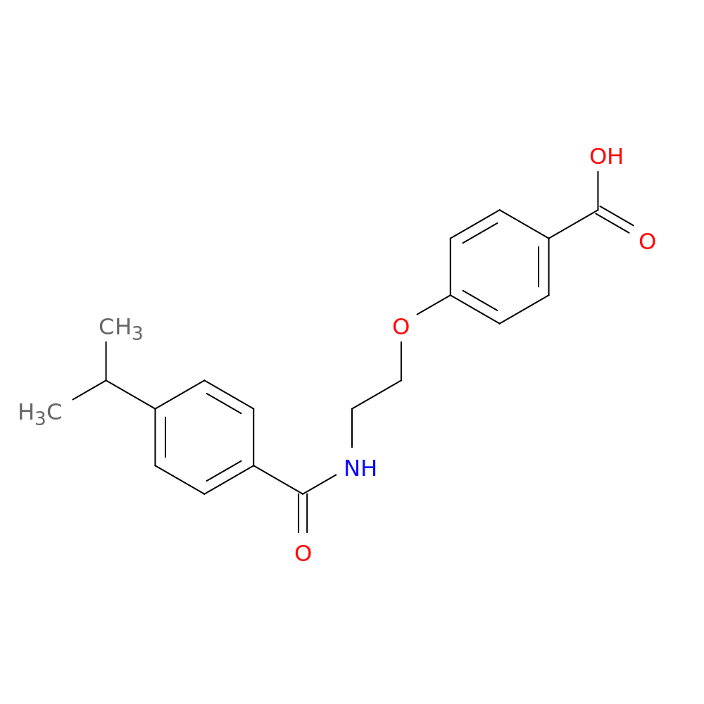 4-(2-{[4-(propan-2-yl)phenyl]formamido}ethoxy)benzoic acid