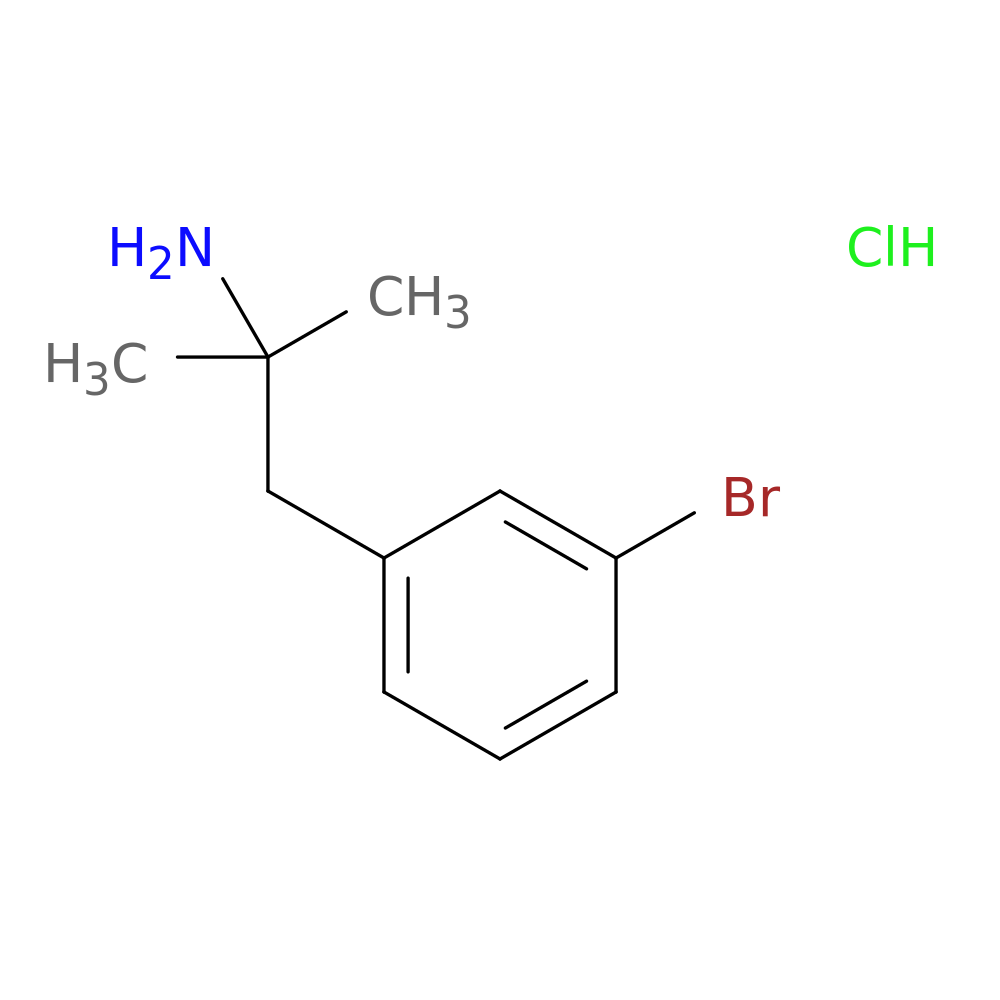 1-(3-bromophenyl)-2-methylpropan-2-amine hydrochloride