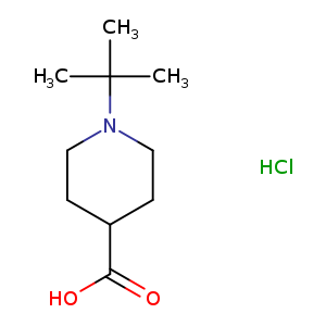 1-tert-butylpiperidine-4-carboxylic acid hydrochloride