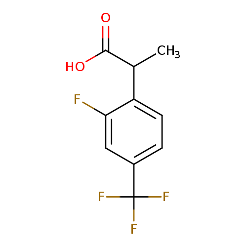 2-[2-fluoro-4-(trifluoromethyl)phenyl]propanoicacid