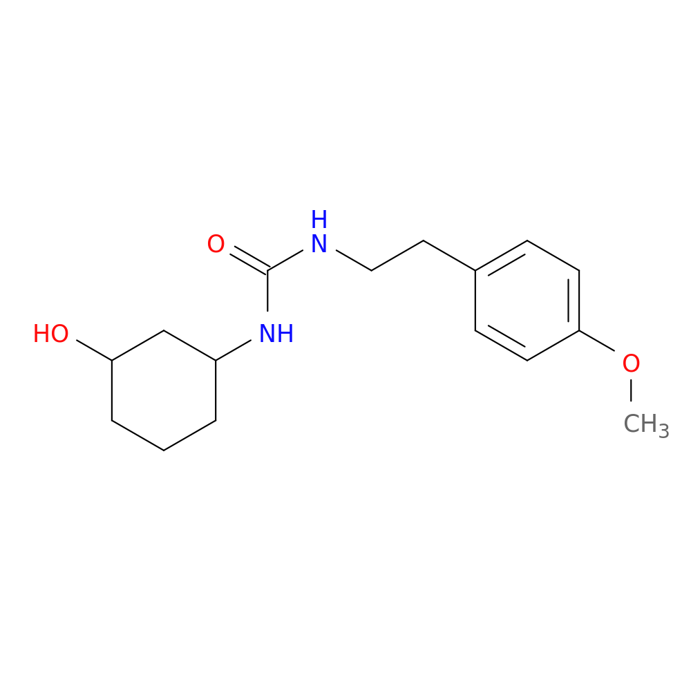 3-(3-hydroxycyclohexyl)-1-[2-(4-methoxyphenyl)ethyl]urea