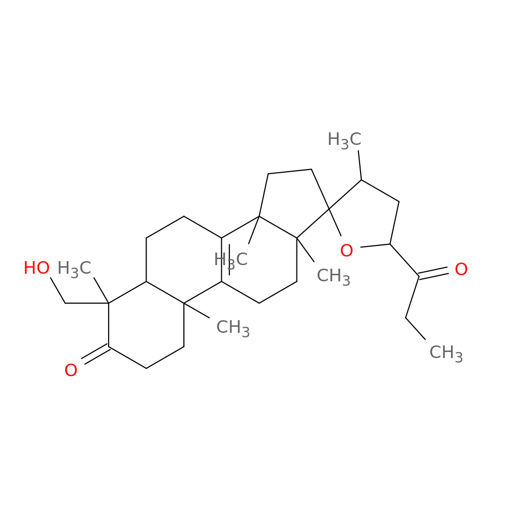 (3'R,4S,5R,5'S,10S,13S,14S,17S)-4-(hydroxymethyl)-3',4,10,13,14-pentamethyl-5'-propanoylspiro[2,5,6,7,11,12,15,16-octahydro-1H-cyclopenta[a]phenanthrene-17,2'-oxolane]-3-one