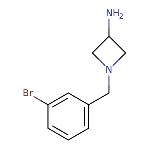 1-[(3-bromophenyl)methyl]azetidin-3-amine
